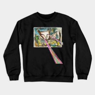 Night Cat Crewneck Sweatshirt